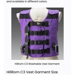 HillRom C3 Washable Vest Garment in CAMO PINK